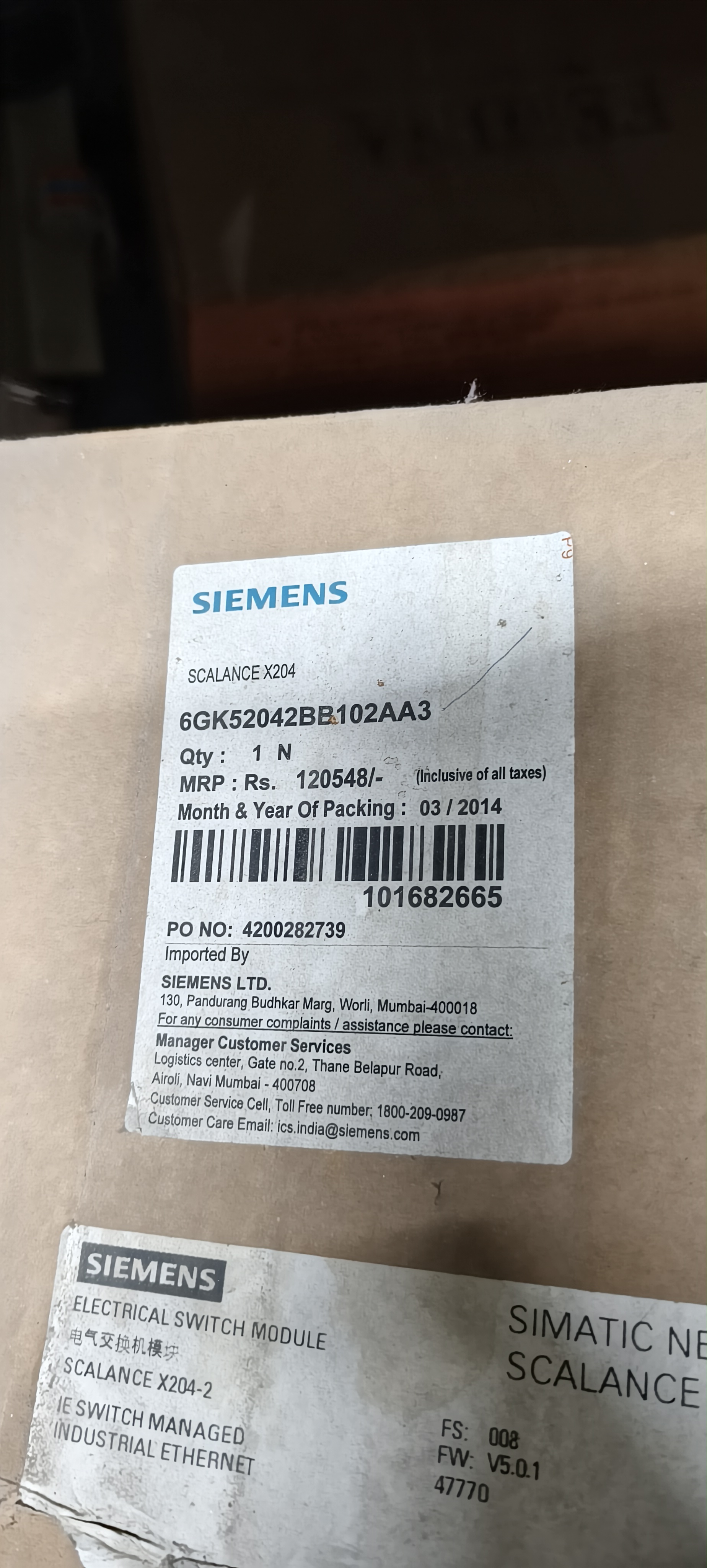 PLC & DCS Parts_Siemens_6GK52042BB1023